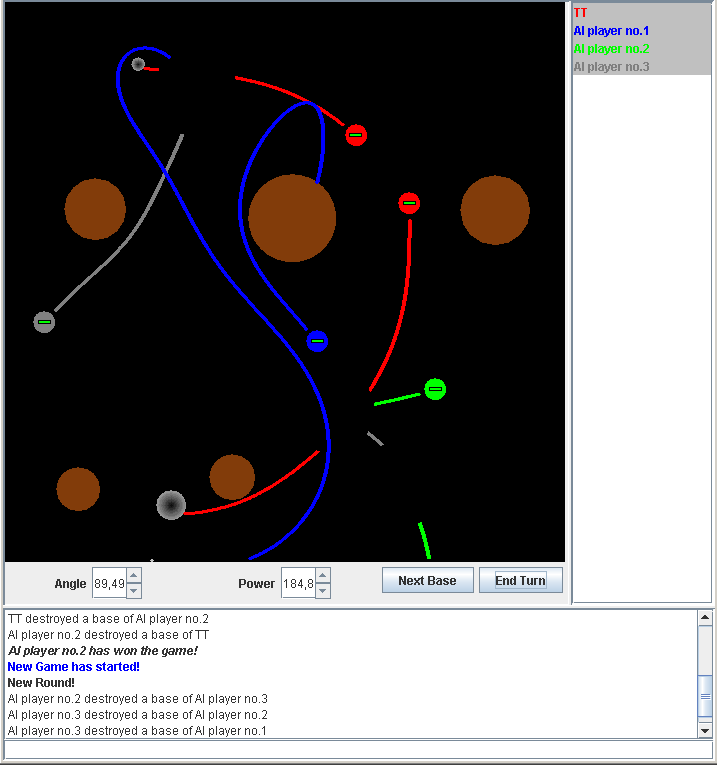 playing the game