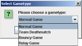 gametype selection